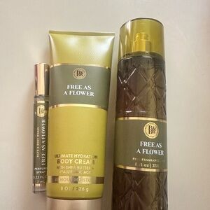 Bath and Body Works Free as a Flower Trio